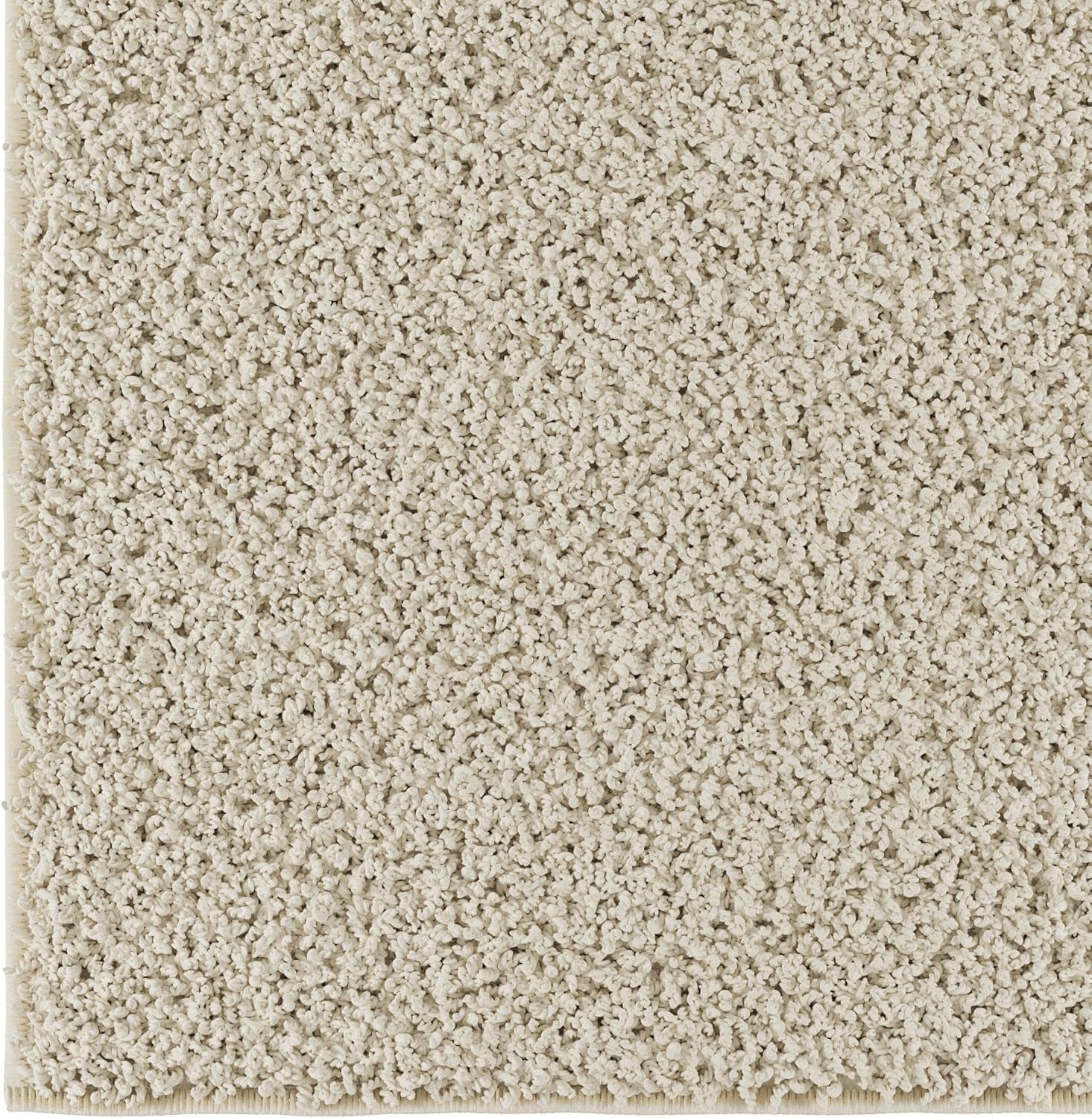 2' X 6' Shaggy Runner Rug - Plush & Cozy Non-Slip Carpet for Bedroom, Living Room, Bathroom & Entryway - Durable & High-Traffic Friendly for Hallways & Dorms, Cream