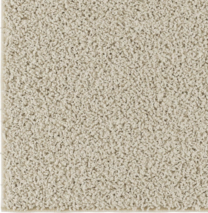 2' X 6' Shaggy Runner Rug - Plush & Cozy Non-Slip Carpet for Bedroom, Living Room, Bathroom & Entryway - Durable & High-Traffic Friendly for Hallways & Dorms, Cream